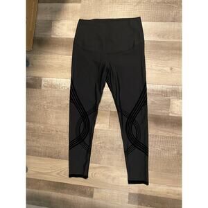 Fanka Sculpt Leggings Black High Rise 7/8 Length XL Athleisure